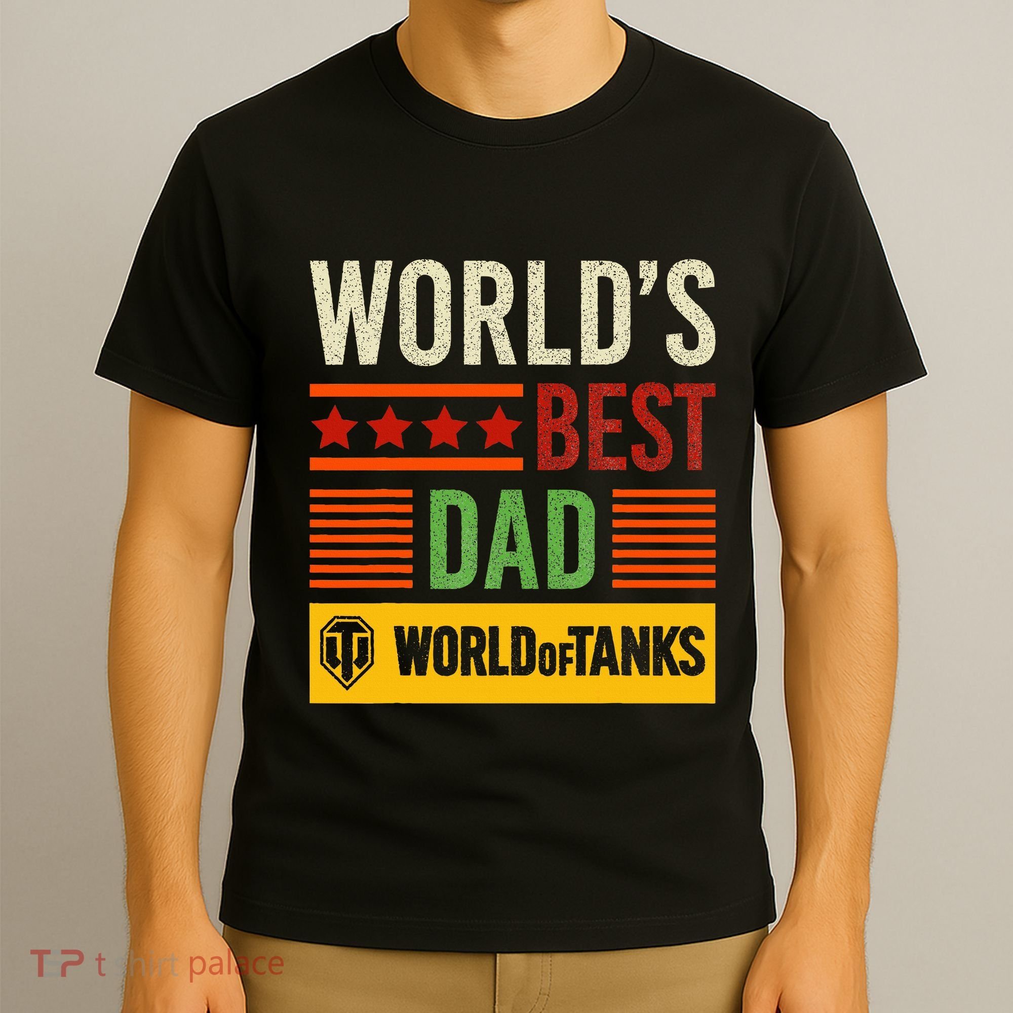 World Of Tanks Father Day Worlds Best Dad T-Shirt