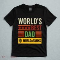 World Of Tanks Father Day Worlds Best Dad T-Shirt thumb 5