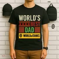 World Of Tanks Father Day Worlds Best Dad T-Shirt thumb 6