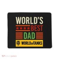 World Of Tanks Father Day Worlds Best Dad Mousepad thumb 0