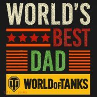 World Of Tanks Father Day Worlds Best Dad Ornament thumb 1