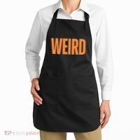 Weird Orange Text Single Word Apron thumb 2