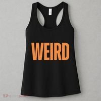 Weird Orange Text Single Word Women's Tank Top thumb 3
