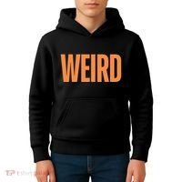 Weird Orange Text Single Word Kids Hoodie thumb 4