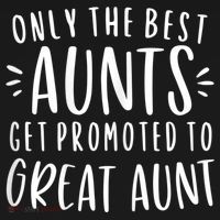 Womens Only The Best Aunts Get Promoted To Great Aunt Auntie Women's Tank Top thumb 5