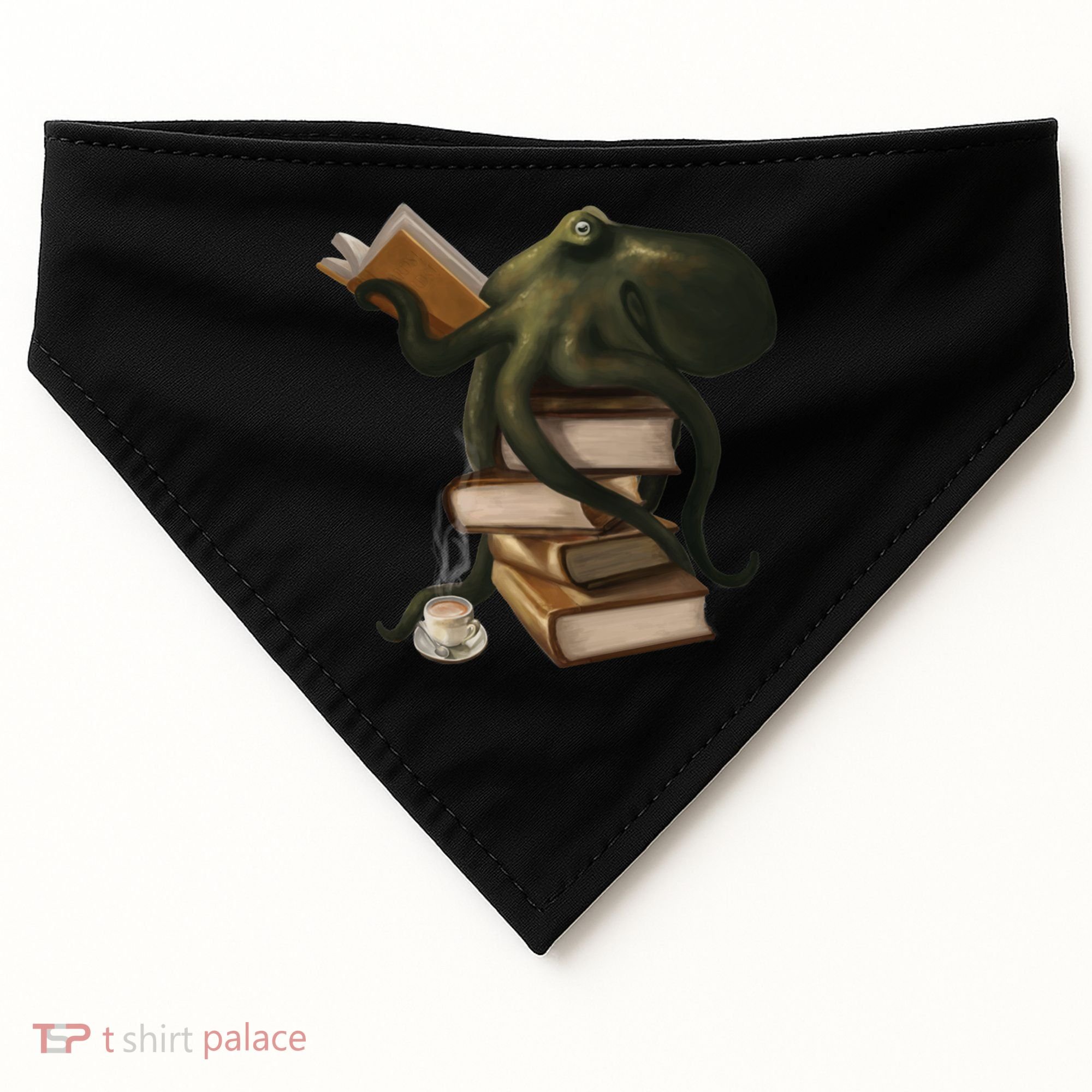 Wellread Octopus USA-Made Doggie Bandana