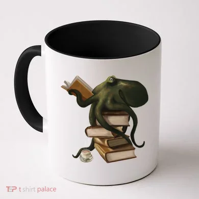 Wellread Octopus Coffee Mug