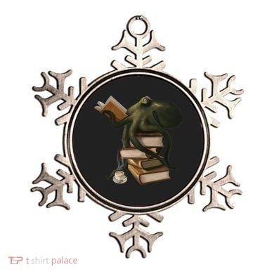 Wellread Octopus Ornament