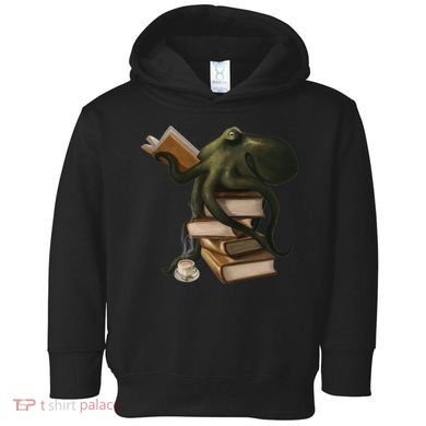 Wellread Octopus Toddler Hoodie