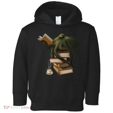 Wellread Octopus Toddler Hoodie