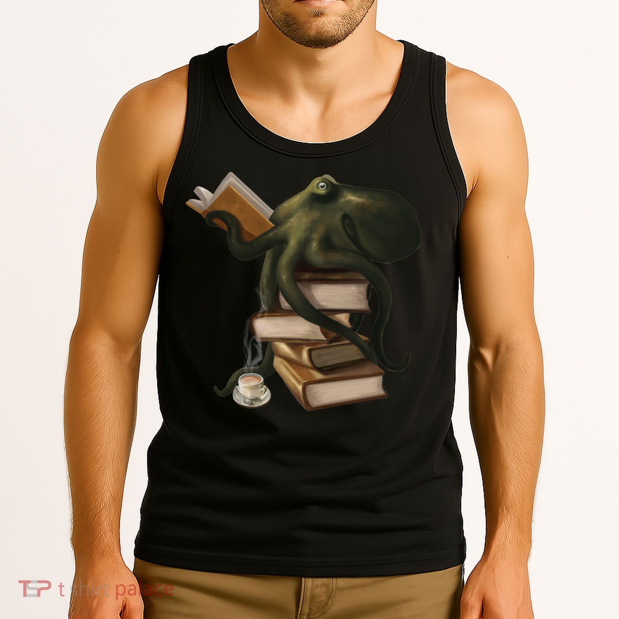 Wellread Octopus Tank Top