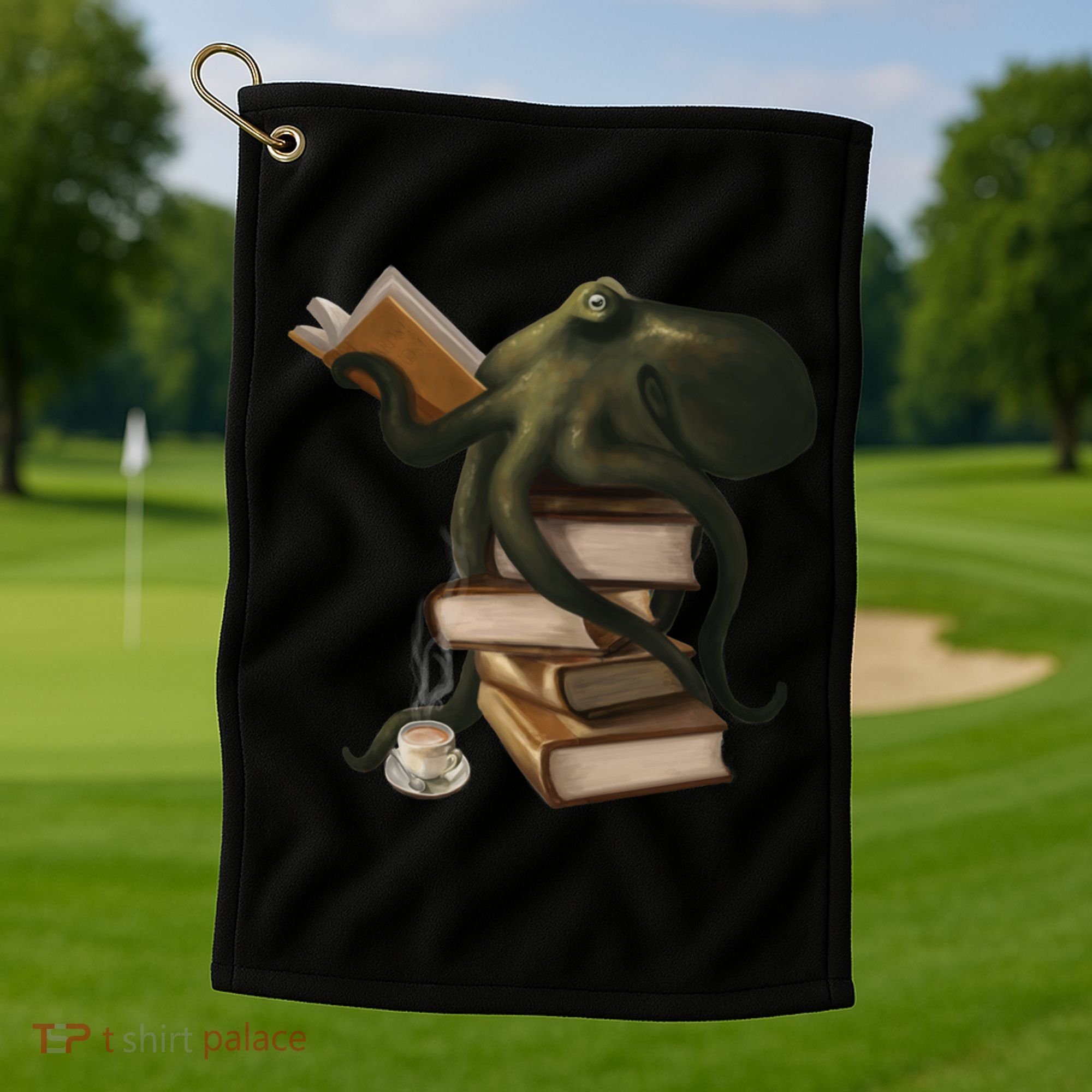 Wellread Octopus Golf Towel