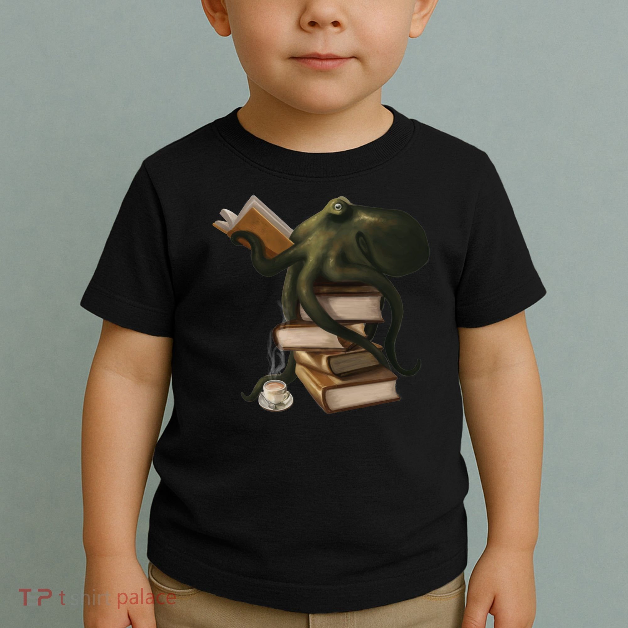 Wellread Octopus Toddler T-Shirt