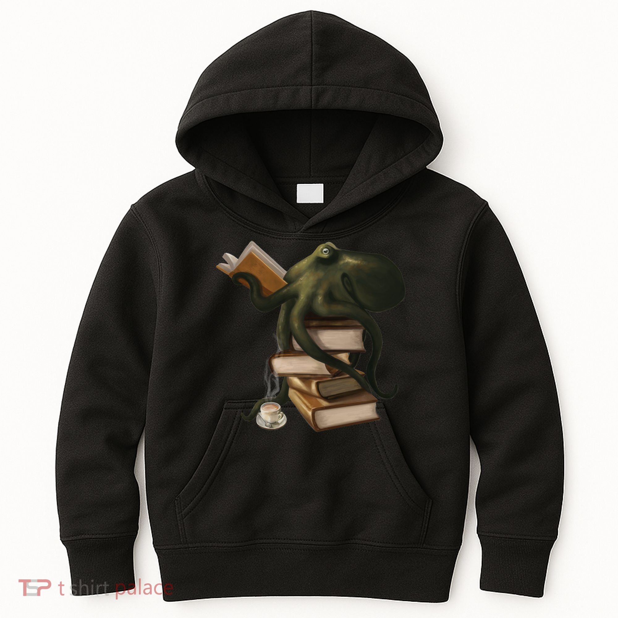 Wellread Octopus Kids Hoodie