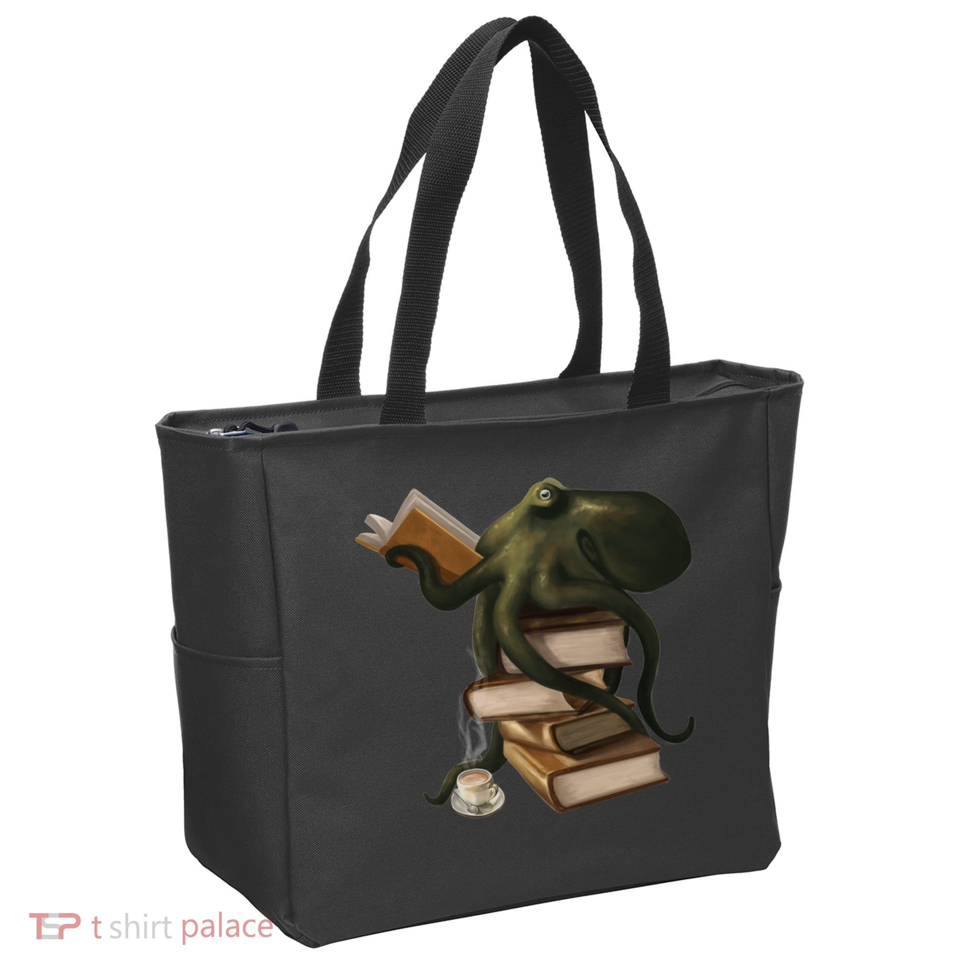 Wellread Octopus Tote Bag