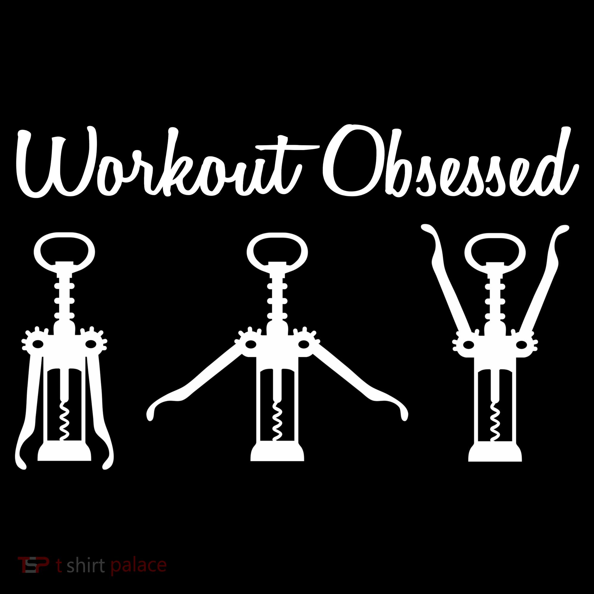Workout Obsessed Wine Lover Apron
