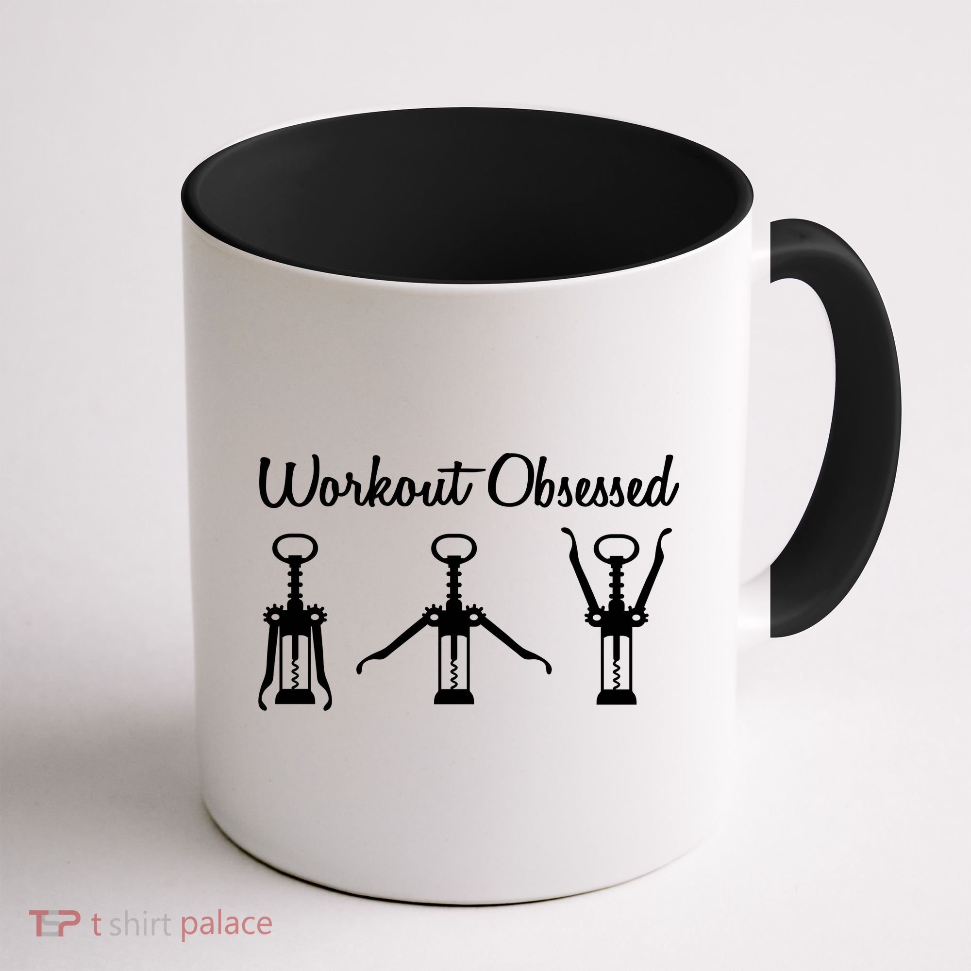Workout Obsessed Wine Lover Coffee Mug
