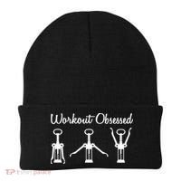Workout Obsessed Wine Lover Beanie thumb 0