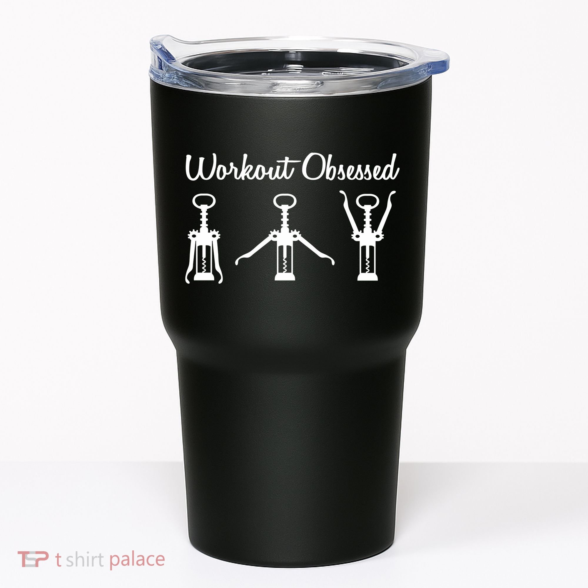 Workout Obsessed Wine Lover Tumbler