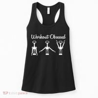Workout Obsessed Wine Lover Women's Tank Top thumb 0