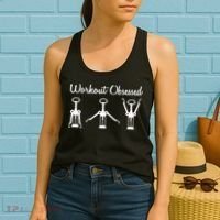 Workout Obsessed Wine Lover Women's Tank Top thumb 2
