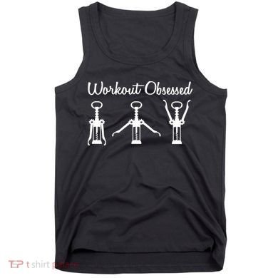 Workout Obsessed Wine Lover Tank Top