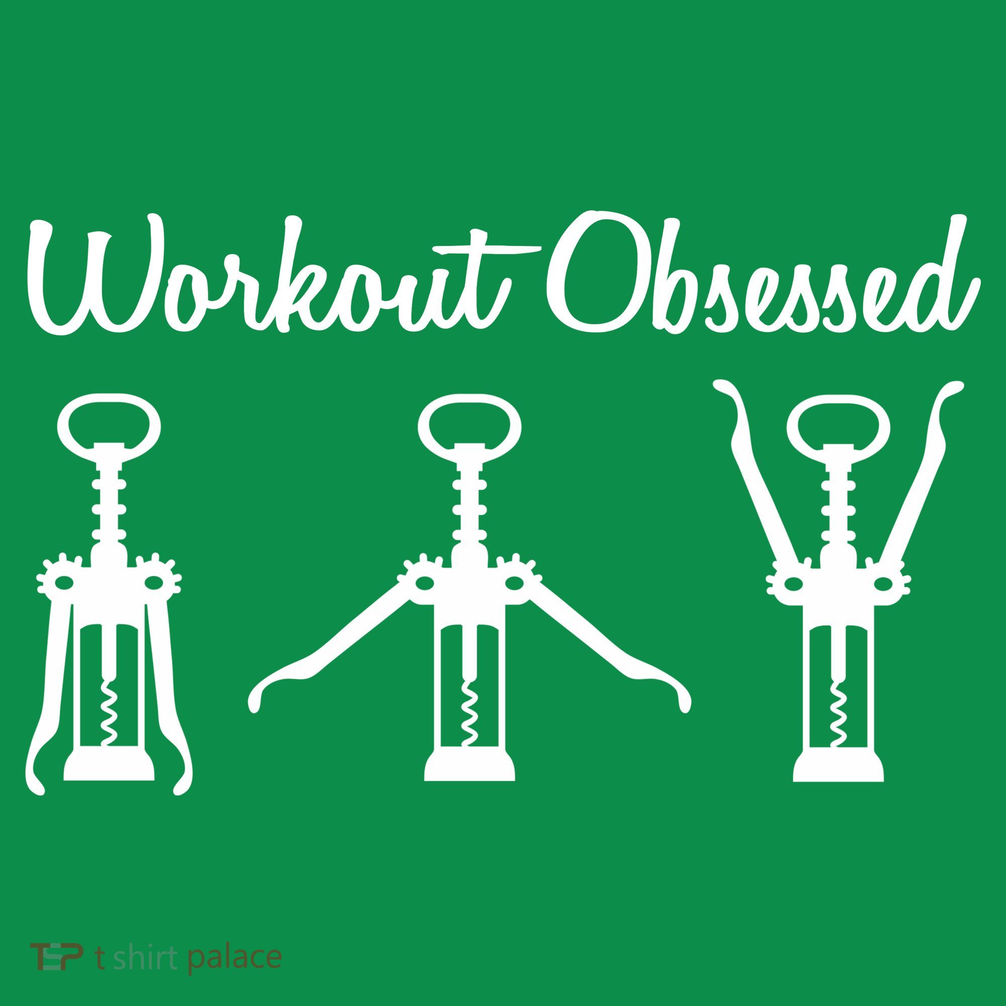 Workout Obsessed Wine Lover Baby Bodysuit