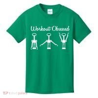 Workout Obsessed Wine Lover Kids T-Shirt thumb 0