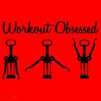 Workout Obsessed Wine Lover Santa Hat thumb 1