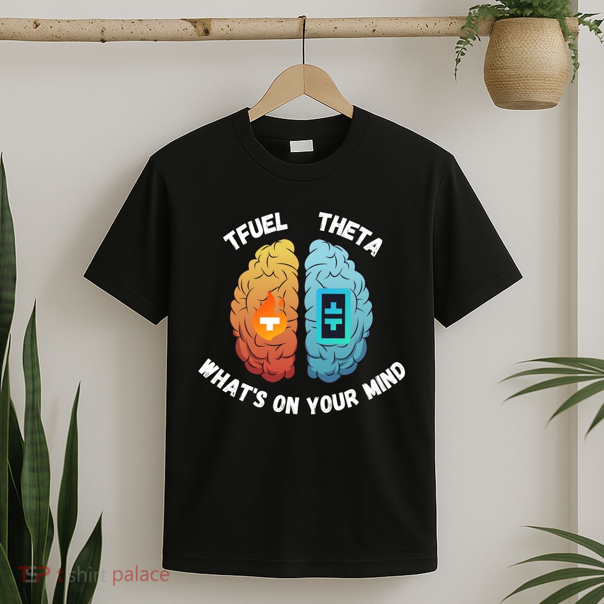 What’S On Your Mind Theta Crypto Theta Tfuel Theta Coin Crytopcurrency T-Shirt
