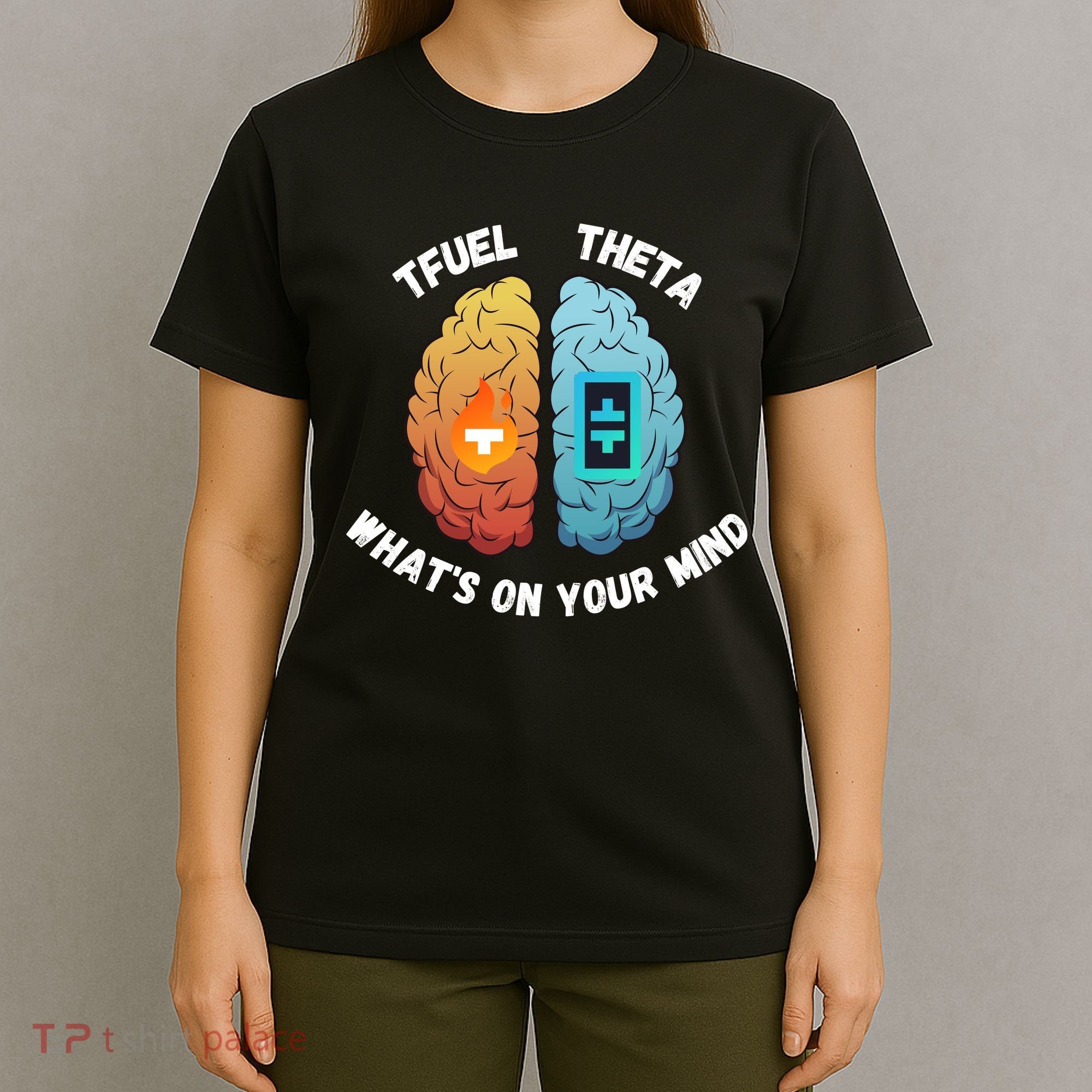 What’S On Your Mind Theta Crypto Theta Tfuel Theta Coin Crytopcurrency T-Shirt