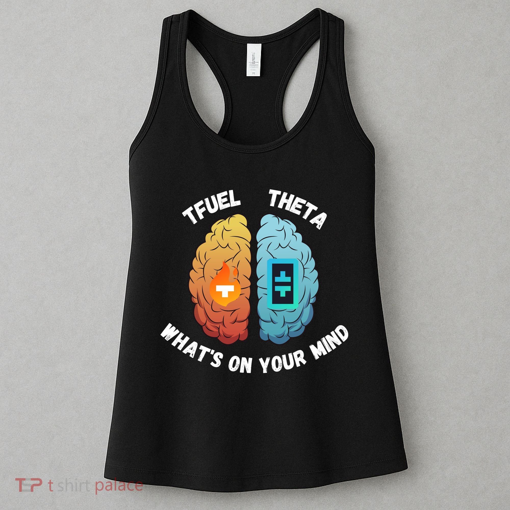 What’S On Your Mind Theta Crypto Theta Tfuel Theta Coin Crytopcurrency Women's Tank Top