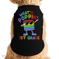 Whats Poppin 1st Grade Back To School Doggie Tank thumb 0