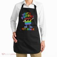 Whats Poppin 1st Grade Back To School Apron thumb 2