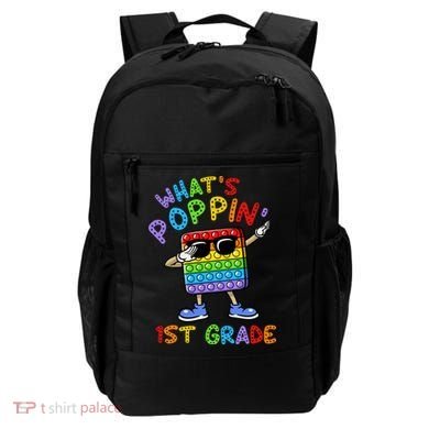 Whats Poppin 1st Grade Back To School Backpack