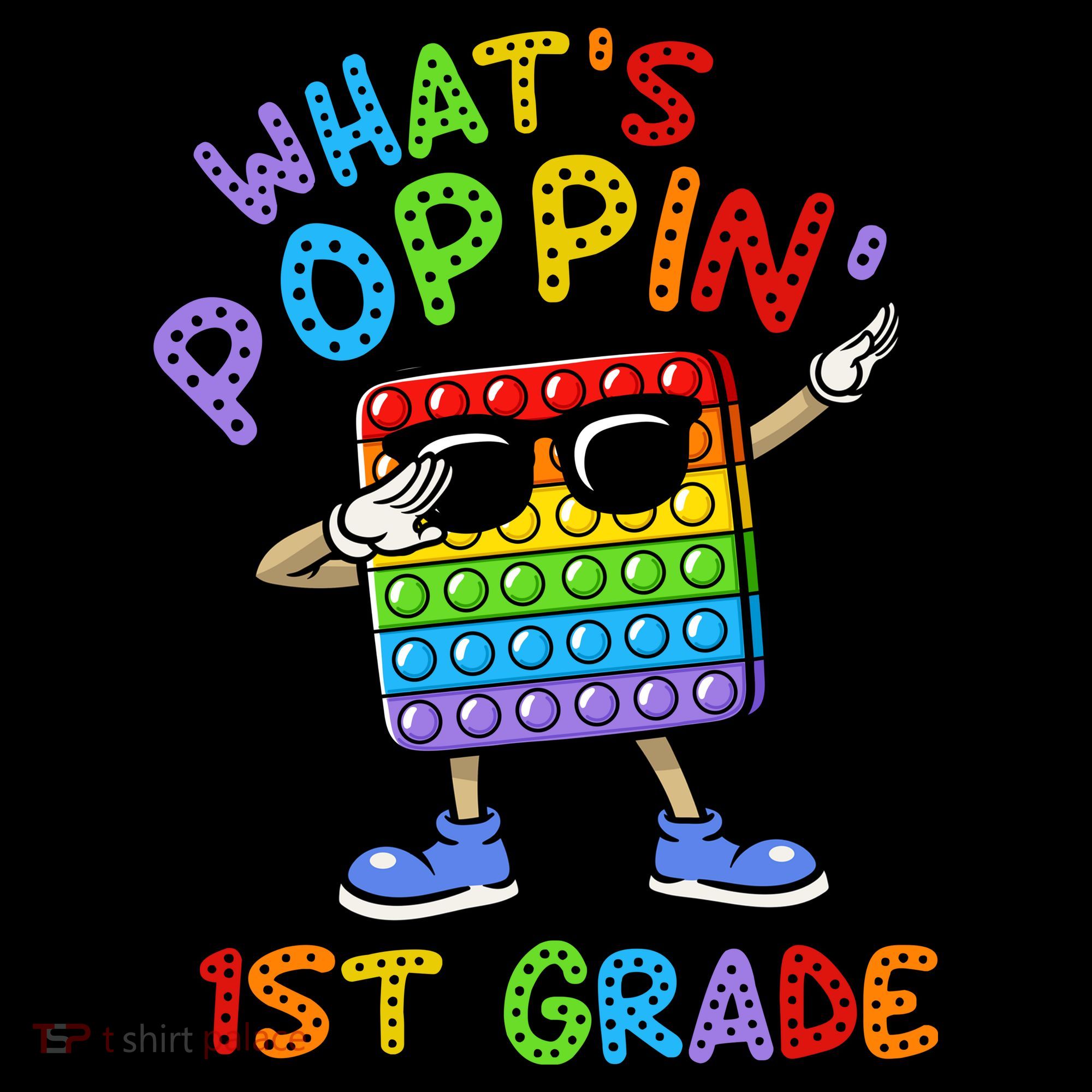 Whats Poppin 1st Grade Back To School Coffee Mug