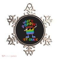 Whats Poppin 1st Grade Back To School Ornament thumb 0