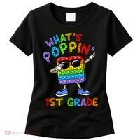 Whats Poppin 1st Grade Back To School Women's T-Shirt thumb 0