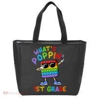 Whats Poppin 1st Grade Back To School Tote Bag thumb 0