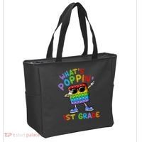 Whats Poppin 1st Grade Back To School Tote Bag thumb 2