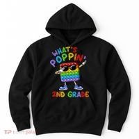 Whats Poppin 2nd Grade Back To School Hoodie thumb 0