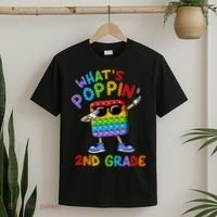 Whats Poppin 2nd Grade Back To School T-Shirt thumb 2