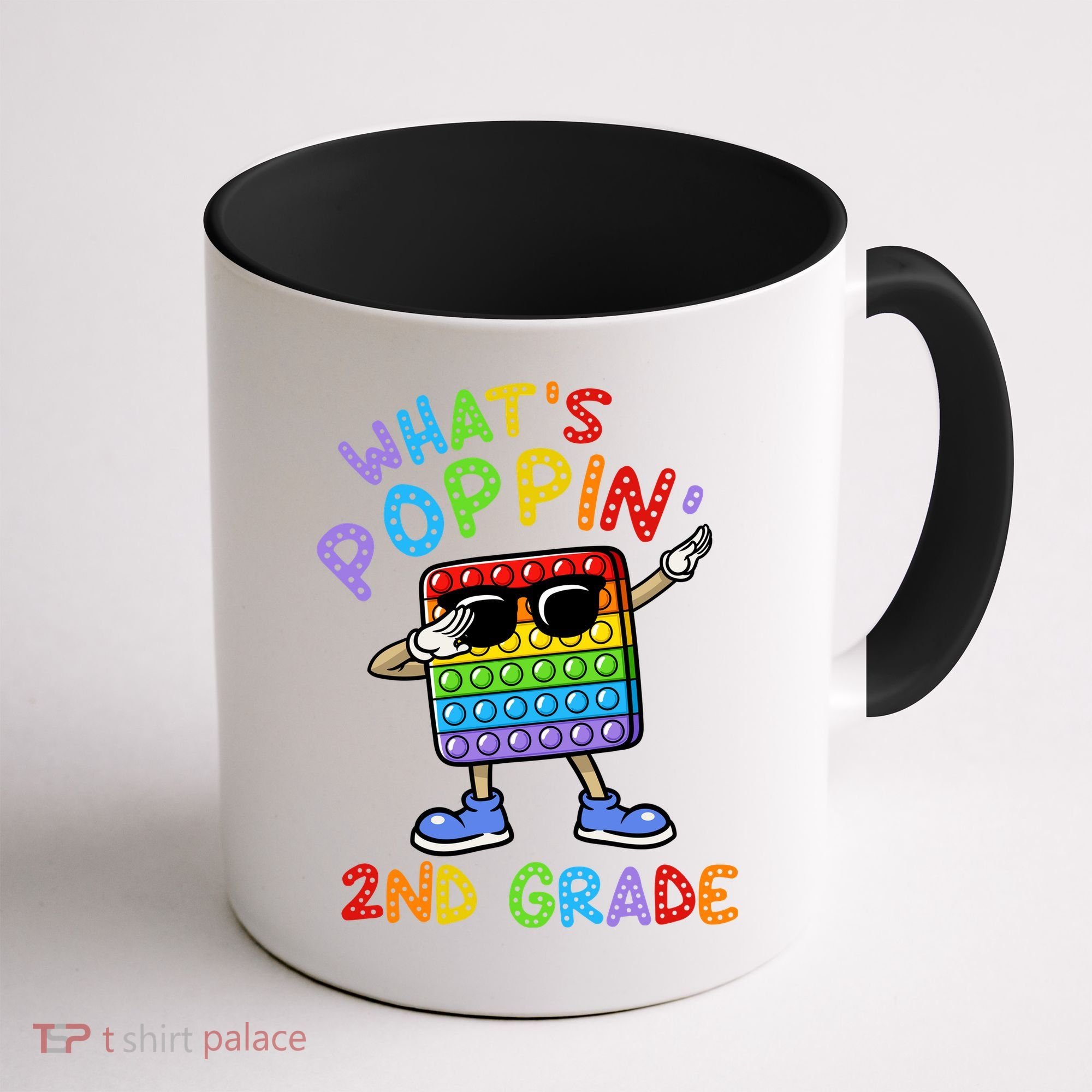 Whats Poppin 2nd Grade Back To School Coffee Mug