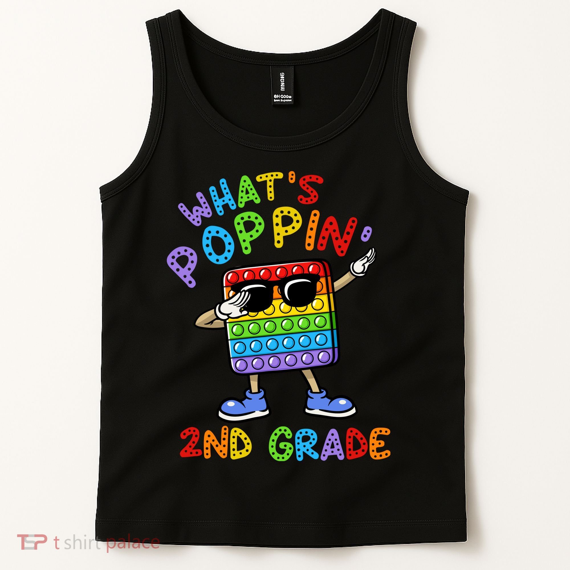 Whats Poppin 2nd Grade Back To School Tank Top