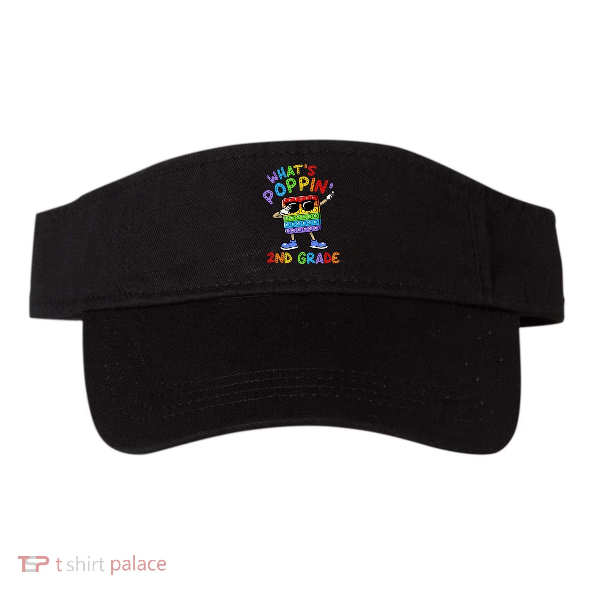 Whats Poppin 2nd Grade Back To School Visor