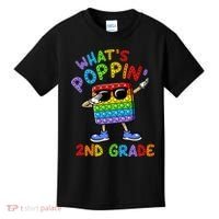 Whats Poppin 2nd Grade Back To School Kids T-Shirt thumb 0