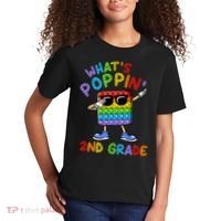 Whats Poppin 2nd Grade Back To School Kids T-Shirt thumb 2