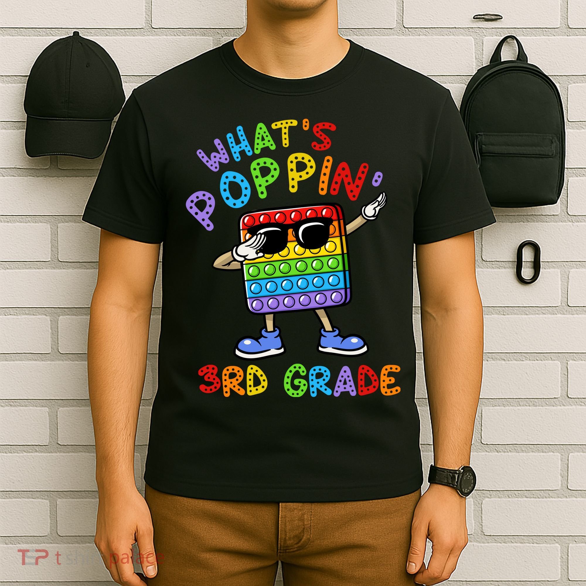 Whats Poppin 3rd Grade Back To School T-Shirt