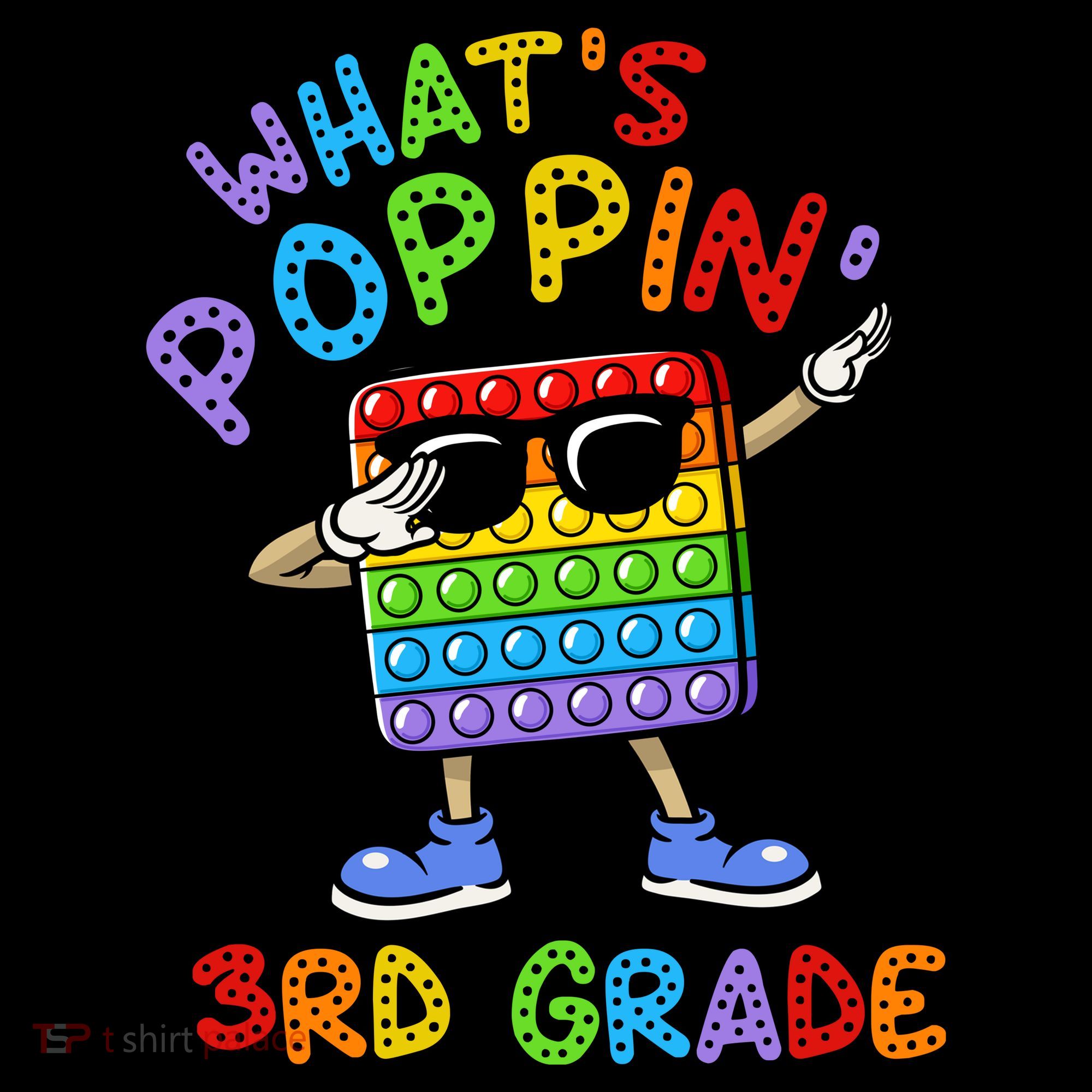 Whats Poppin 3rd Grade Back To School Backpack