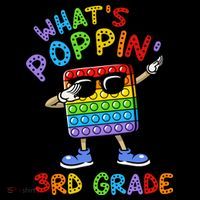 Whats Poppin 3rd Grade Back To School Toddler Hoodie thumb 2